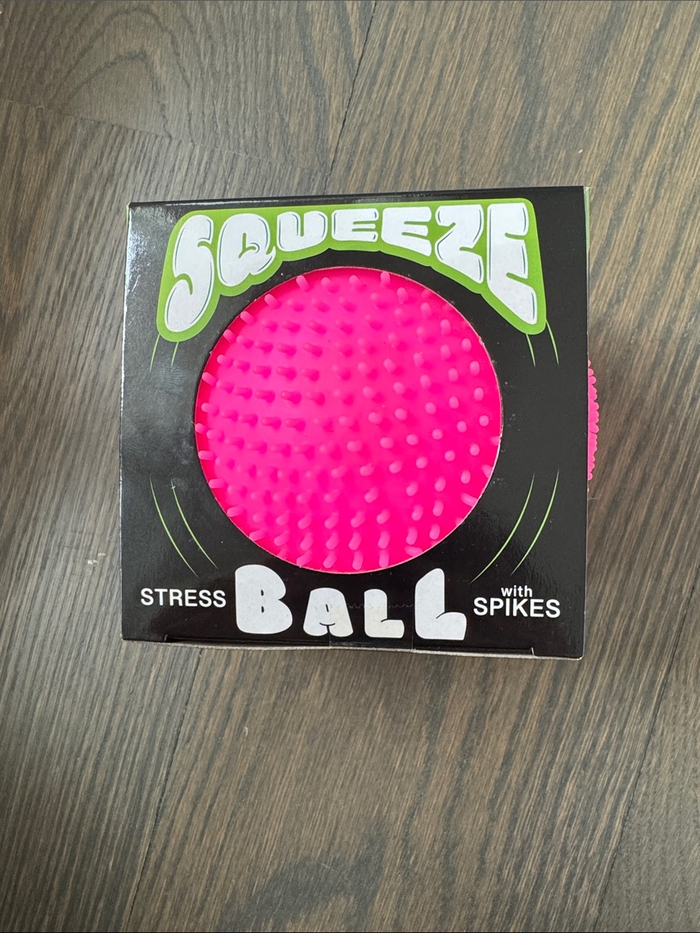 Squeeze Pink Spiked Stress Ball